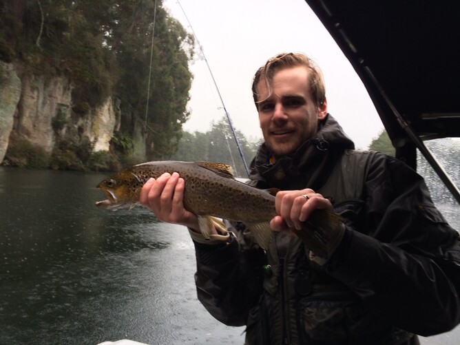 Trout Fishing Lake Maraetai