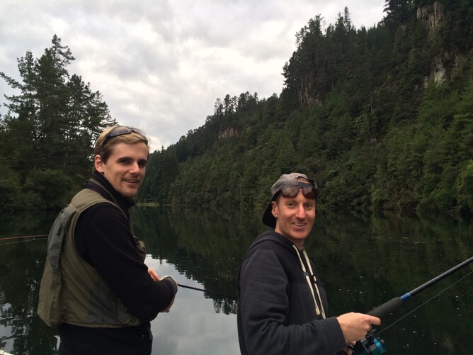 Trout Fishing Lake Waipapa